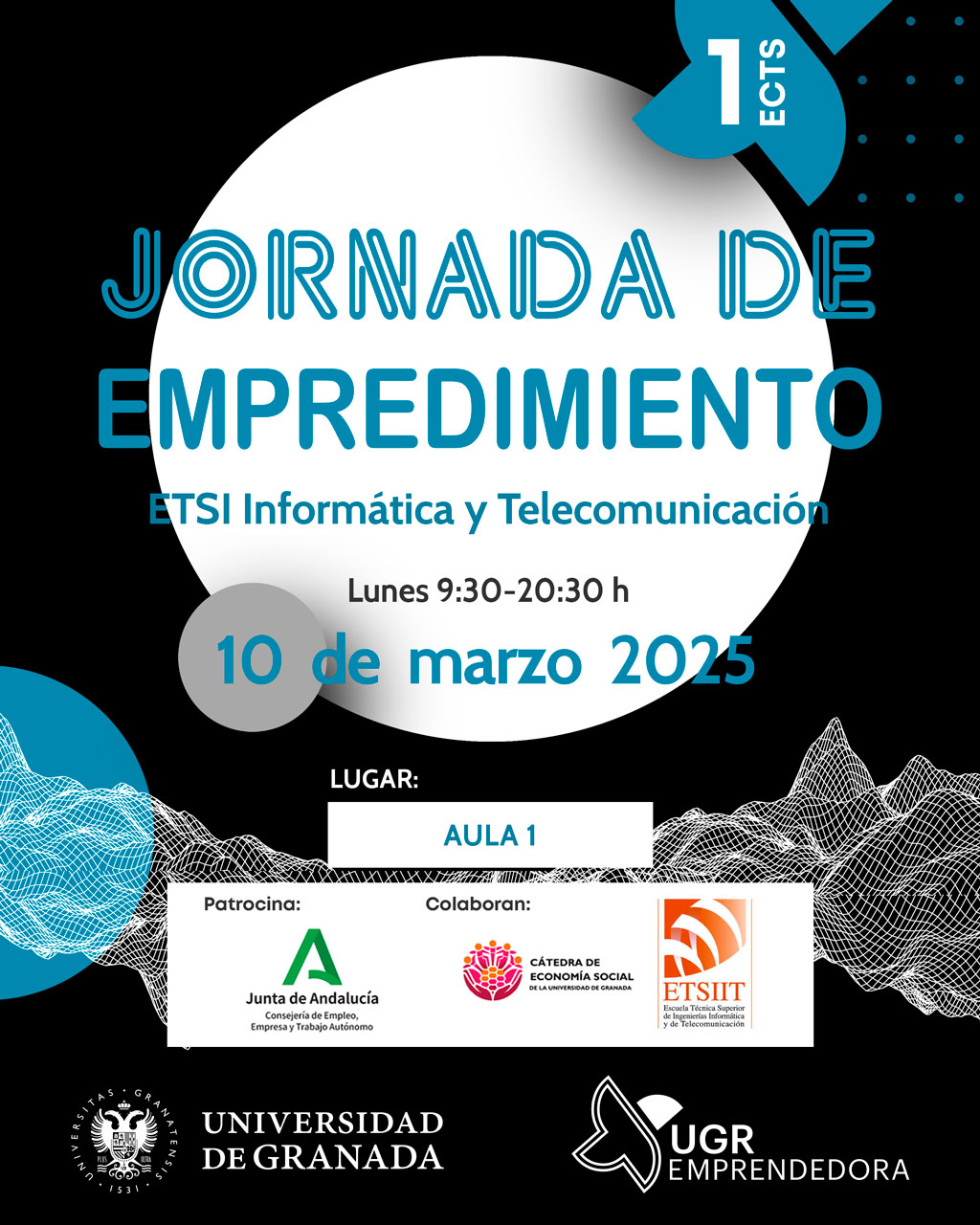 Cartel Jornadas Emprendimiento ETSIIT 2025