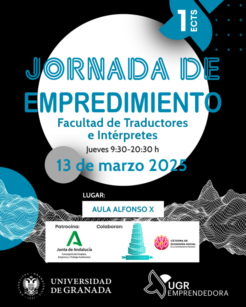 Cartel Jornadas Emprendimiento Traductores 2025 Cartel Jornadas Emprendimiento Traductores 2025