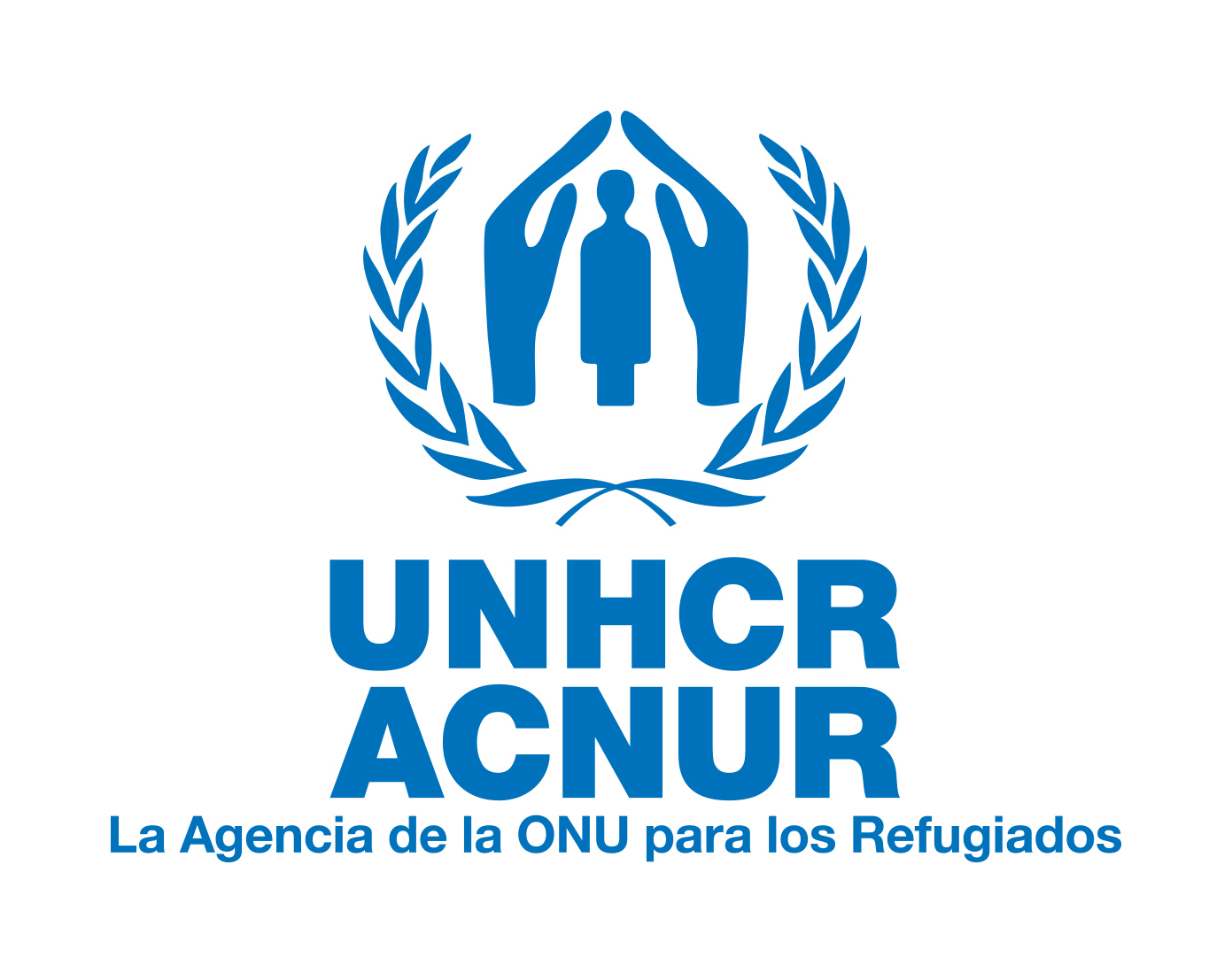 Logo de UNHCR ACNUR, la Agencia de la ONU para los Refugiados