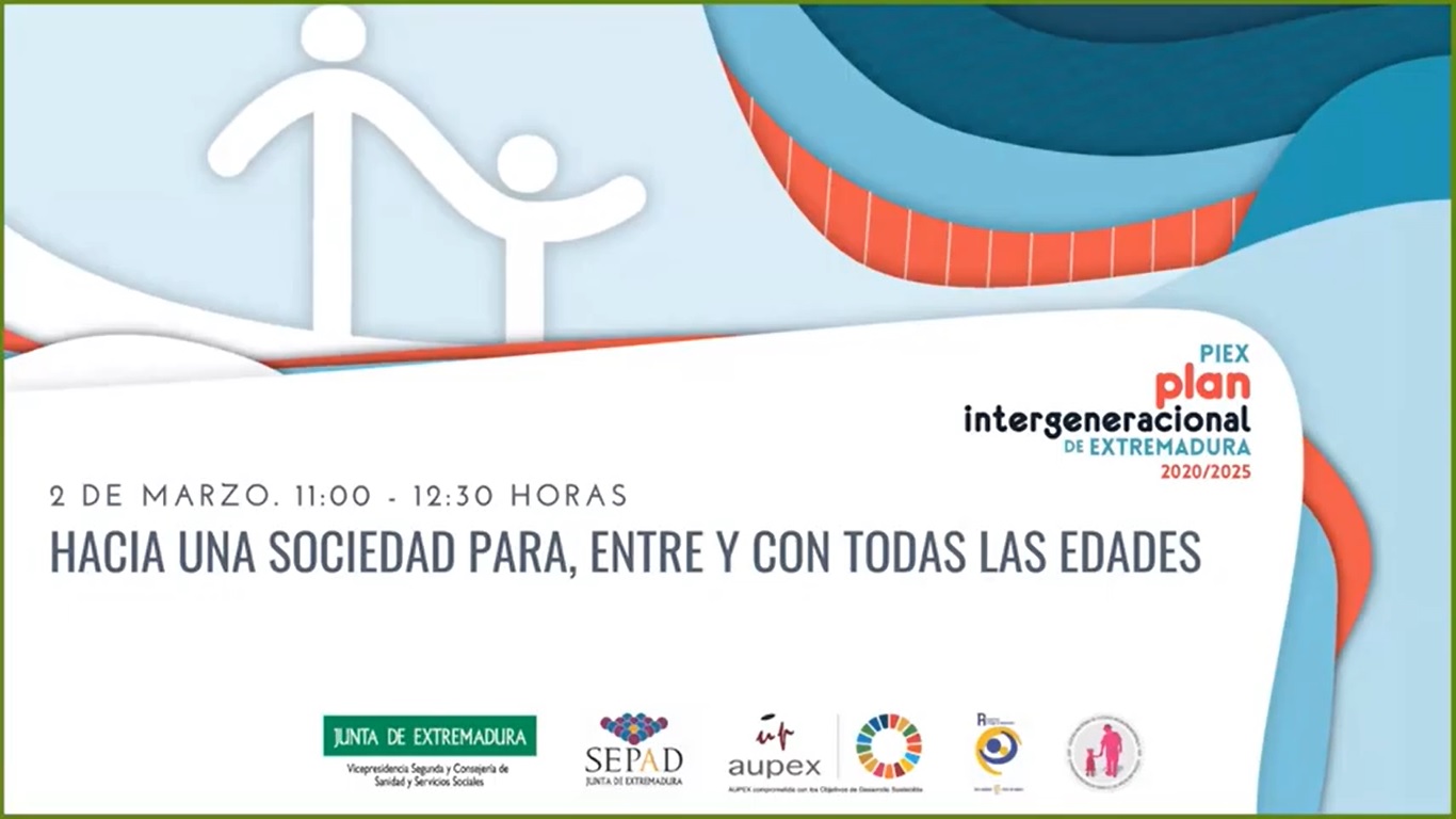 Vídeo del acto de presentación del Plan Intergeneracional de Extremadura