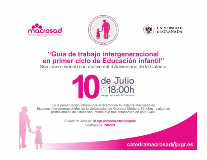 Diploma Diploma Seminario guía trabajo intergeneracional en primer ciclo de educación infantil